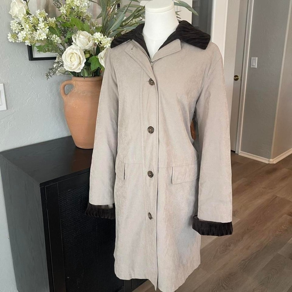 Vintage Classic 90s Long Trench style Coat